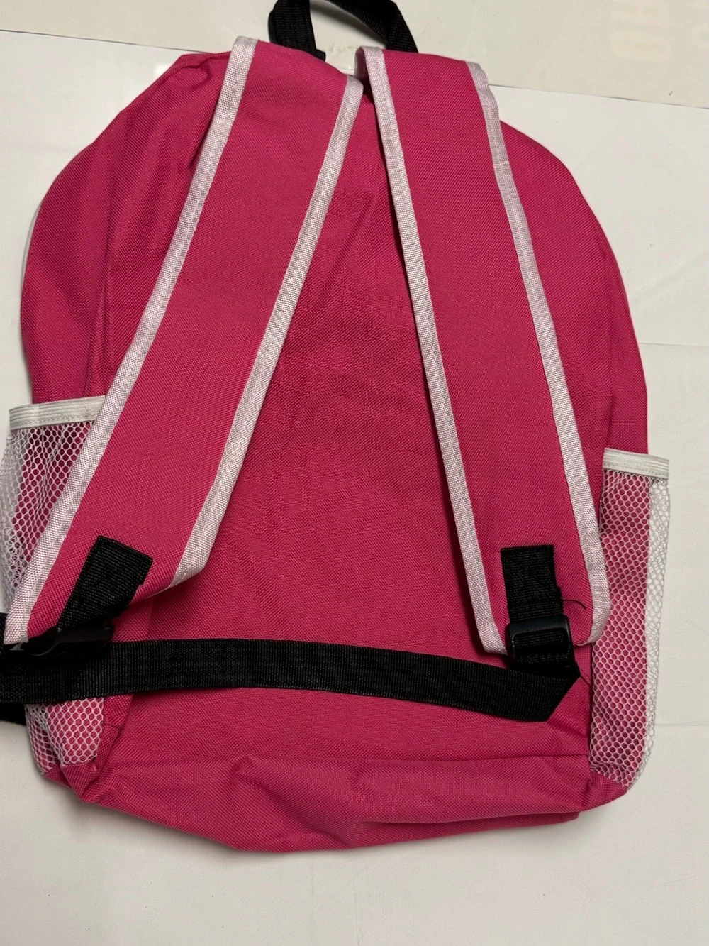PINK Jeep Tours Logo Backpack Tote in Bright Pink and Navy